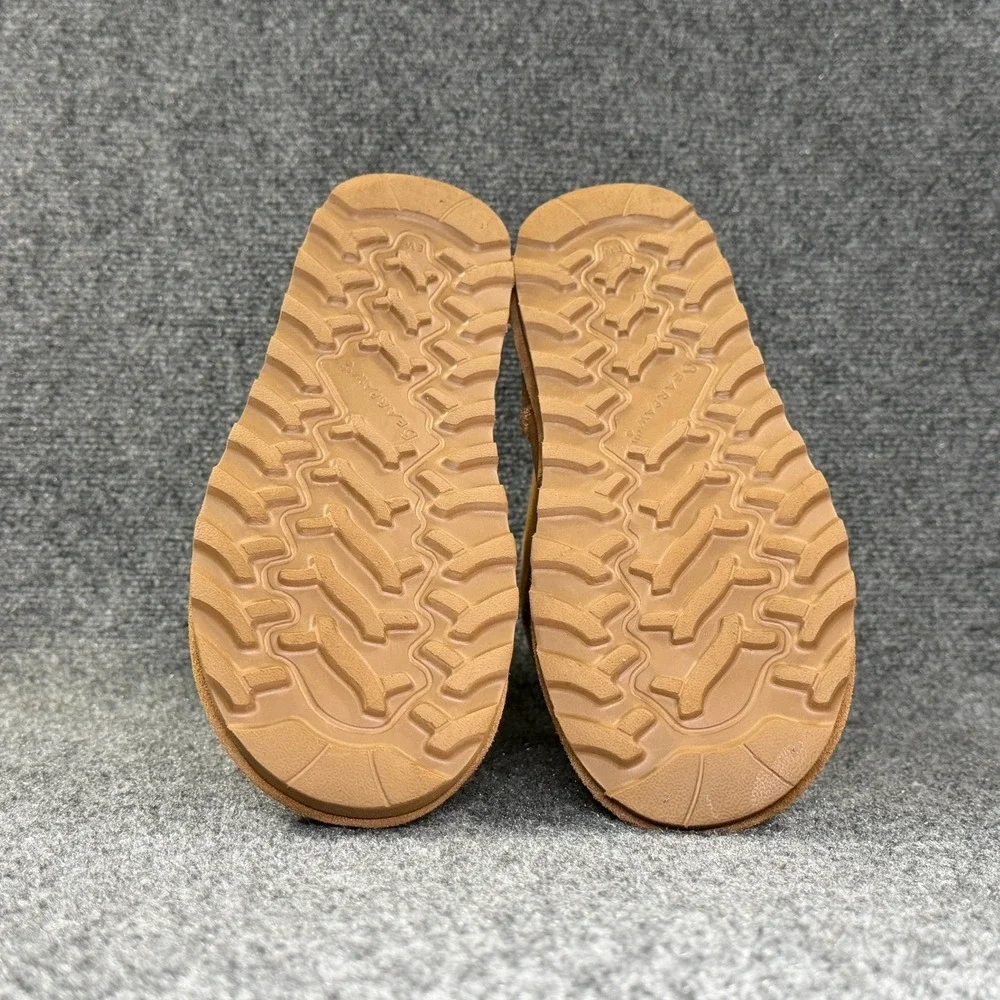 BearPaw Helen Tall Winter‎ Boots Women's 8W Hickory Suede Shearling Pull On Snow